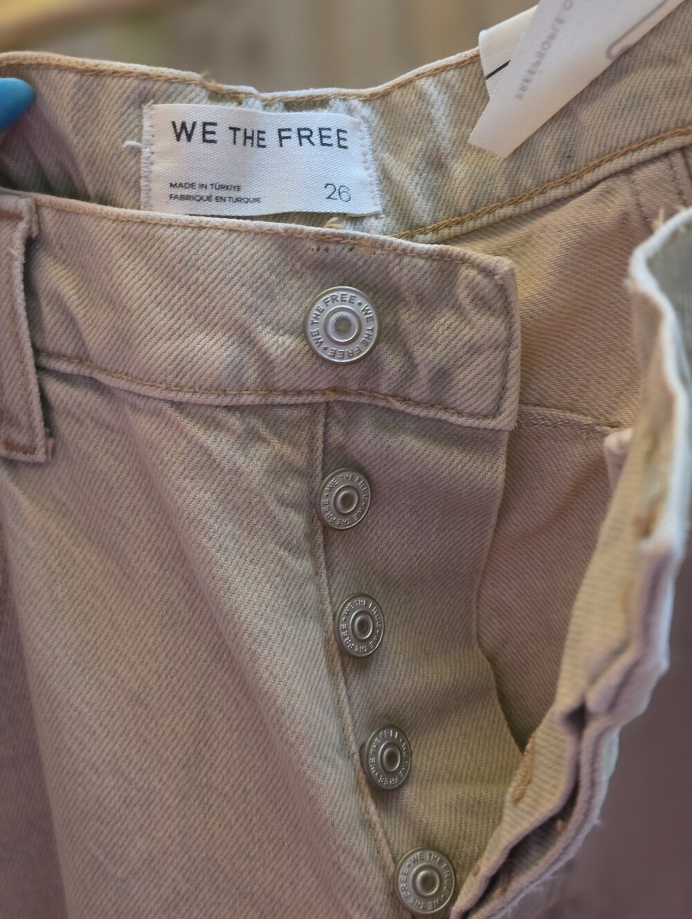 NWT We The Free Good Luck Mid Rise Barrel Jeans - Picture 13 of 14